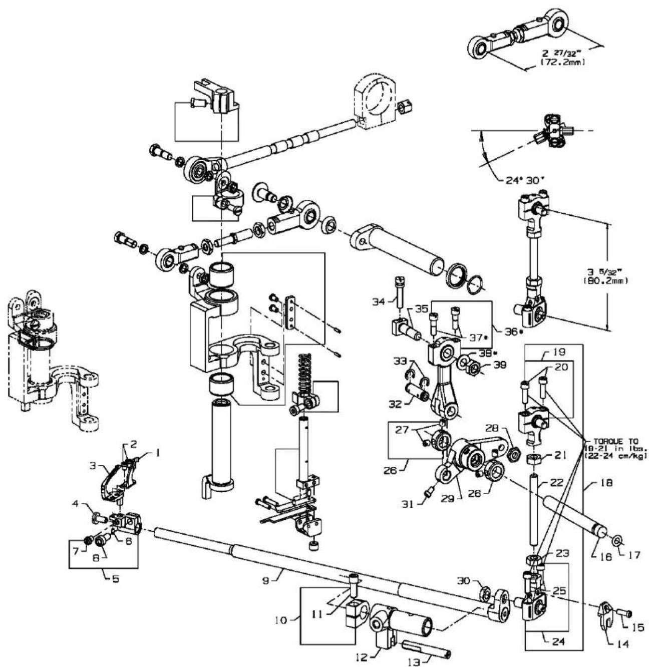 Union Special 36200UMD60 - KNIFE DRIVING PARTS - 1