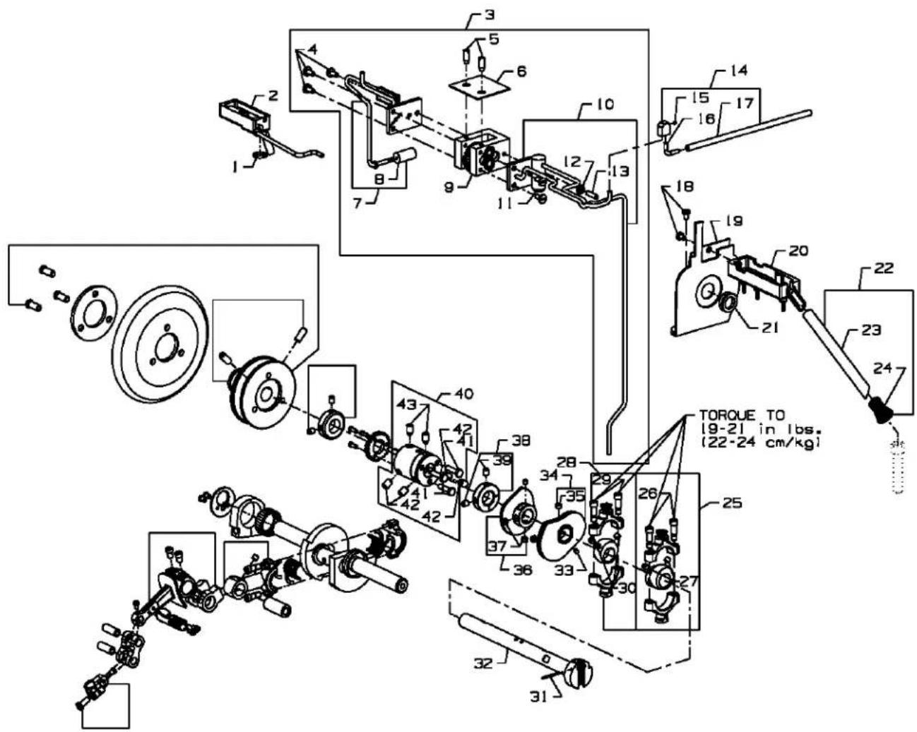 Union Special 36200UMD60 - MAIN FRAME, BUSHINGS &amp; MISCELLANEOUS EYELET &amp; COVER PARTS - 1
