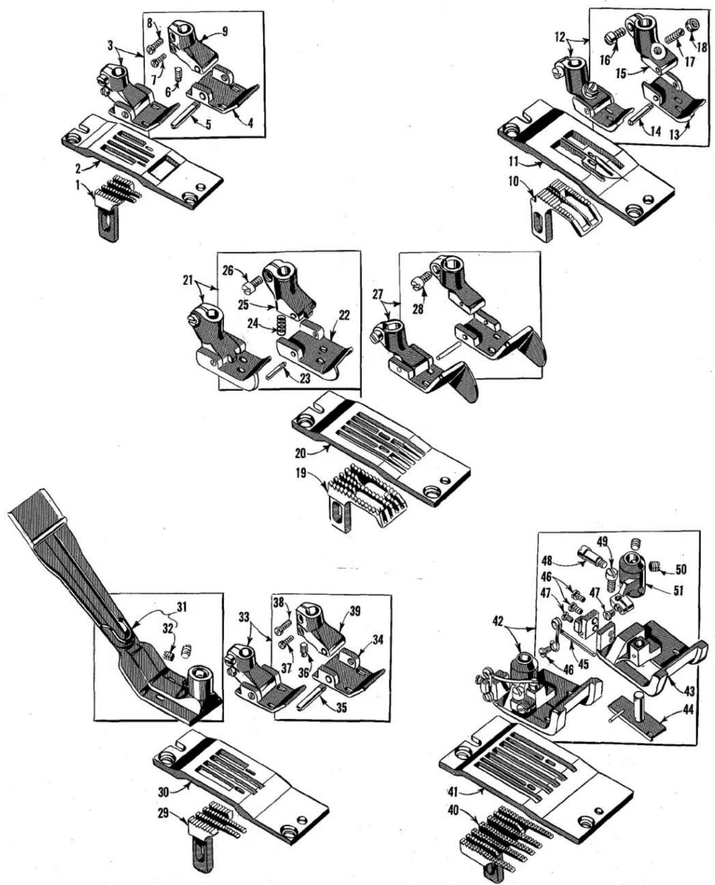 Union Special 51300BJ - OILING AND THREADING INSTRUCTIONS - 23