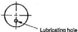 Union Special SP161H829M040 - Position of the upper looper lubricating pin - 3