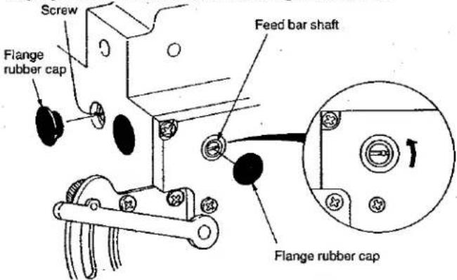 Union Special SP161H829M040 - Adjusting the height of the feed dog - 8