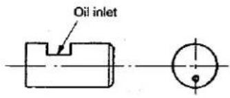 Union Special SP172S900MBDC - Position of the upper looper lubricating pin - 1