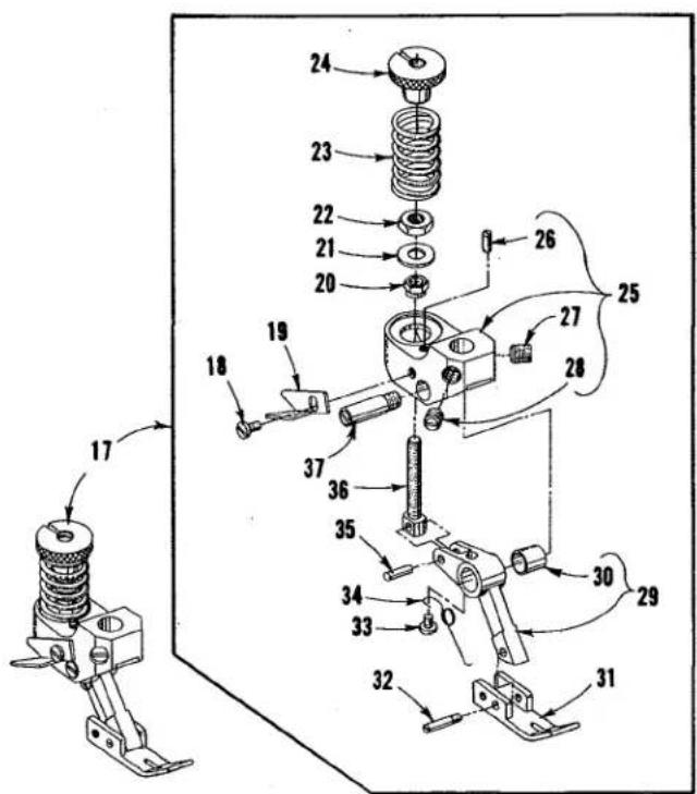 Union Special XF511H112MG - STITCH SHORTENING DEVICE - 23