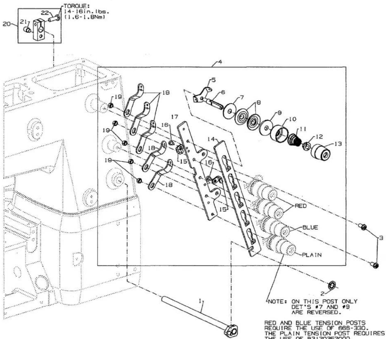 Union Special MFC7400-H11 - THREAD GUIDE - 1