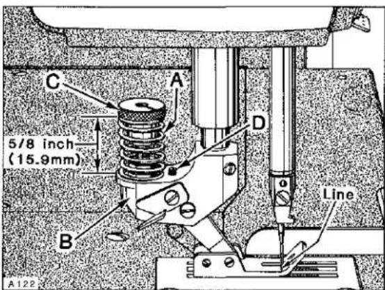 Union Special LF611K100MAW - FEED DOG SETTINGS - 7