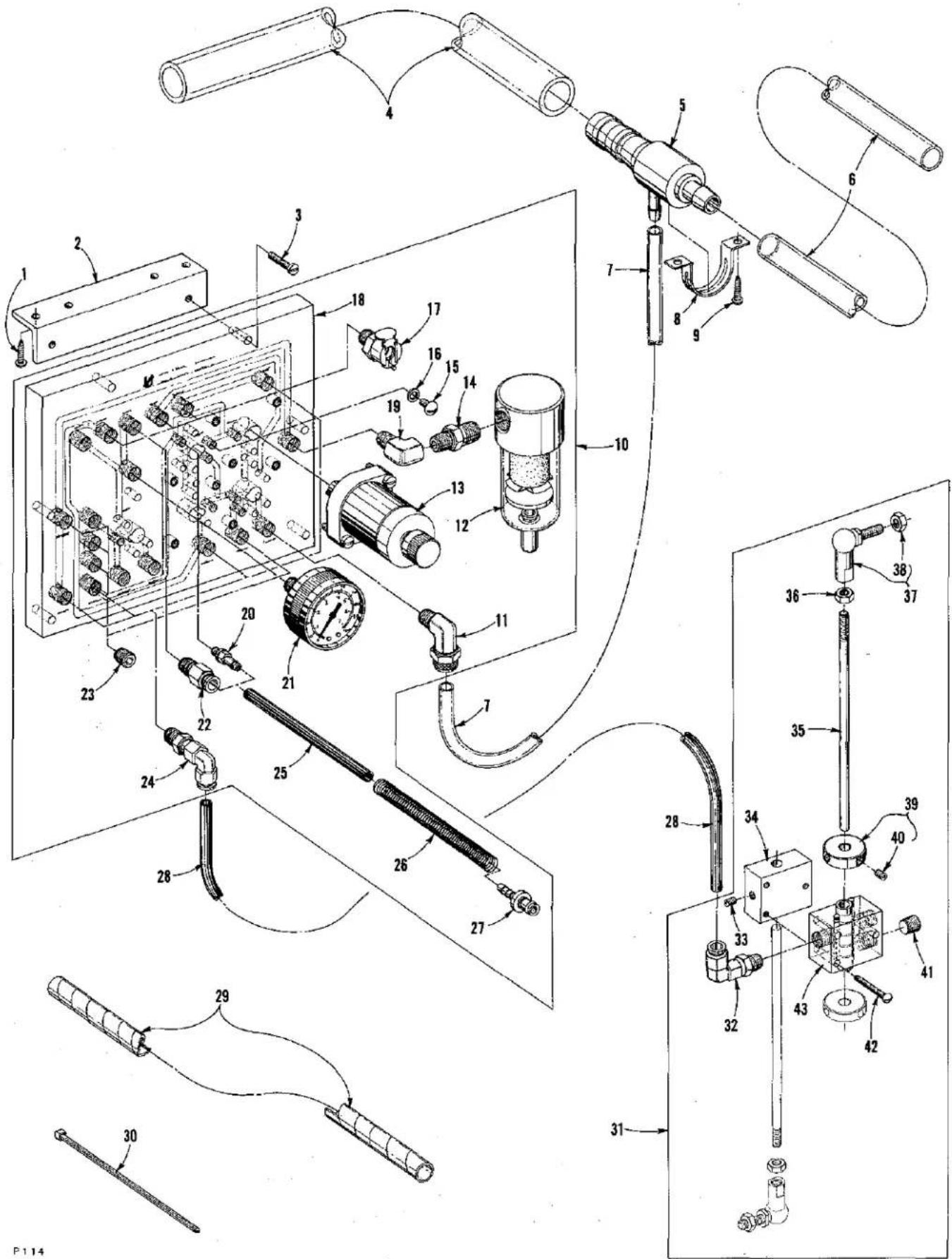 Union Special LF611K100MAW - SETTING PRESSURE VALVES - 19