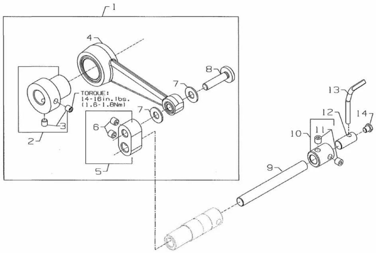 TORQUE: 14-16in.1bs. (1.6-1.8Nm) 1 2 3 4 5 6 7 8 9 10 11 12 13 14