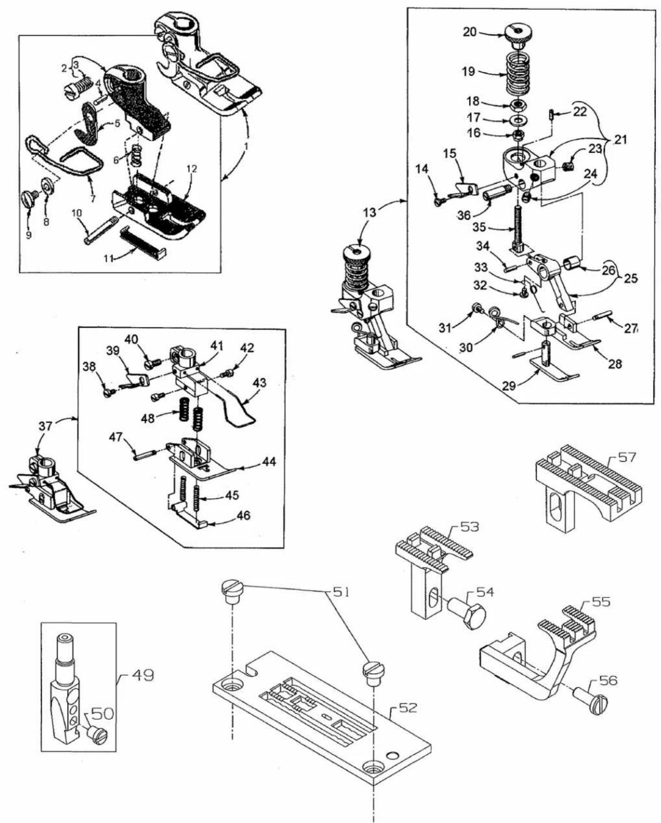 Union Special FS311S13 - FOR DIFFERENTIAL FEED - 1