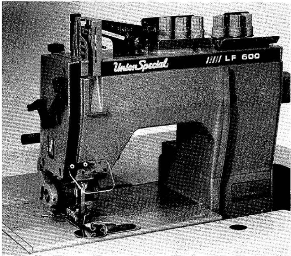 Union Special LF612K101MBE - Adjusting instructions and illustrated parts list - 1