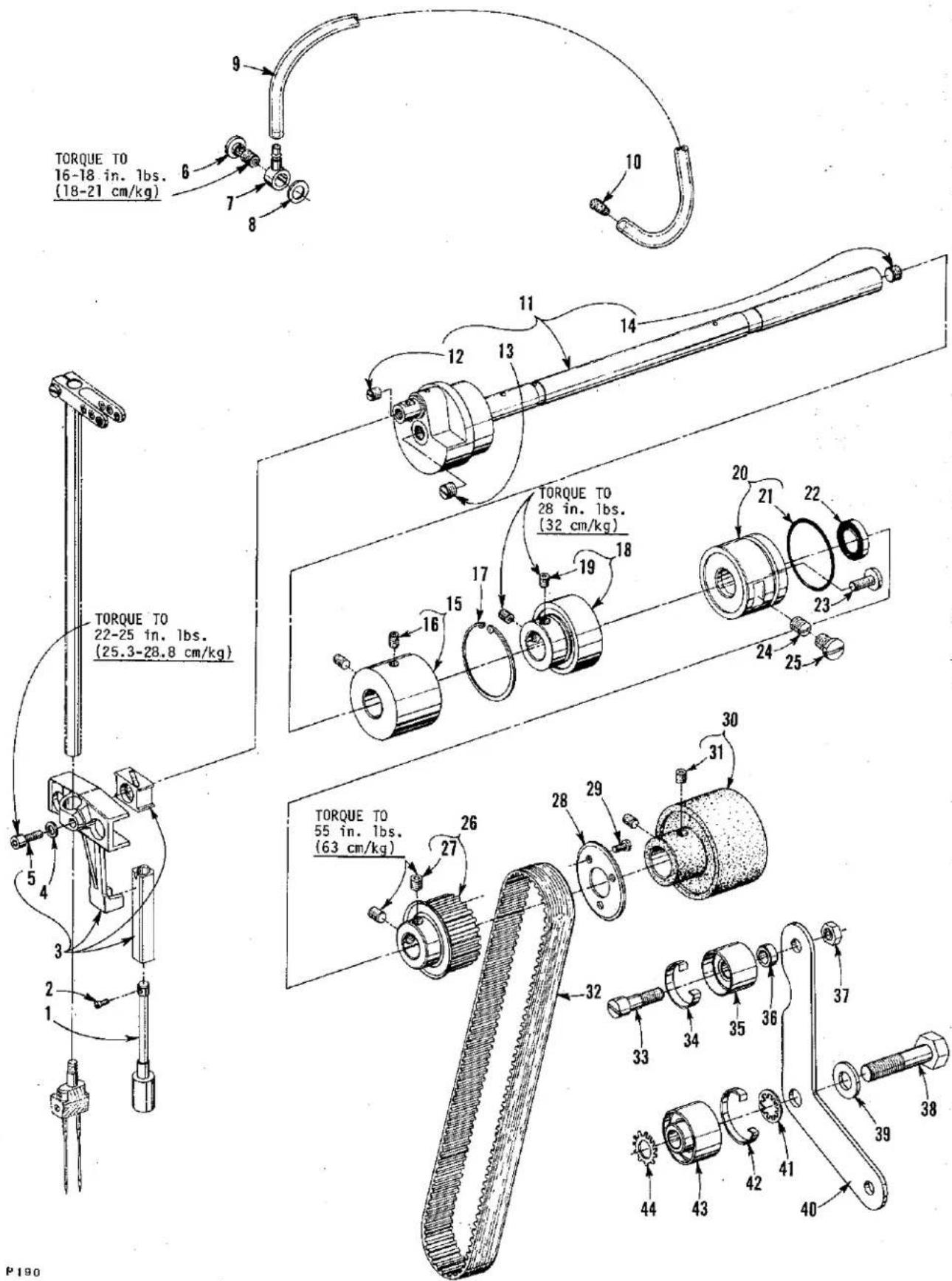 Union Special LF612K101MBE - DESCRIPTION OF PARTS - 8