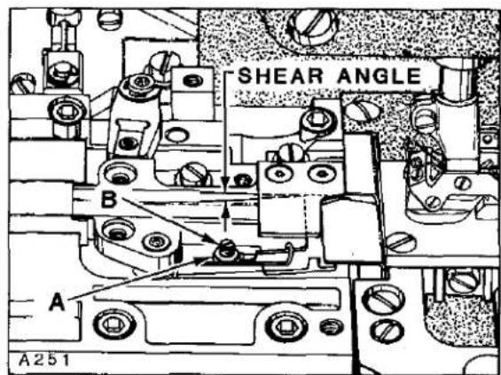 Union Special LF612K101MBE - POWER "AIR-KLIPP" CHAIN CUTTER ADJUSTMENTS - 4