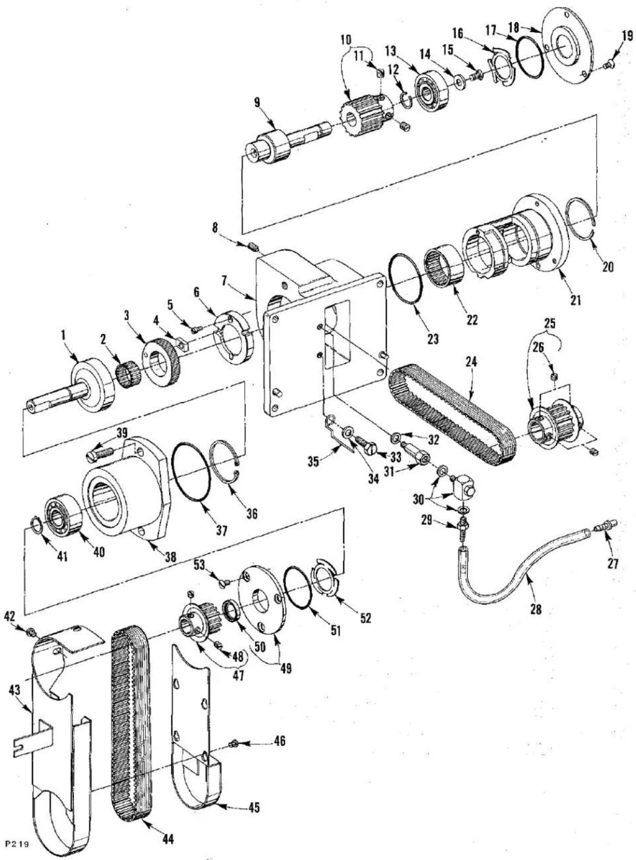 Union Special LF612K101MBE - DESCRIPTION OF PARTS - 15