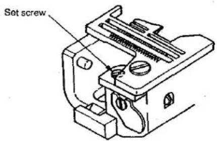 Union Special SP172S900HAC - Installing position of the needle clamp - 3