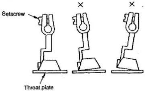Union Special SP151H830M040 - Longitudinal position of the feed bar - 3