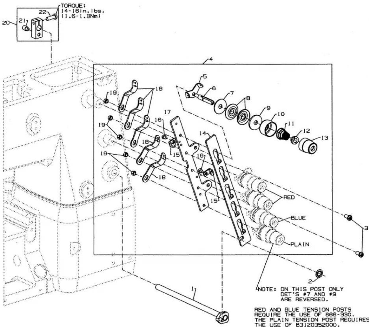 Union Special CS125E61 - THREAD GUIDE - 1