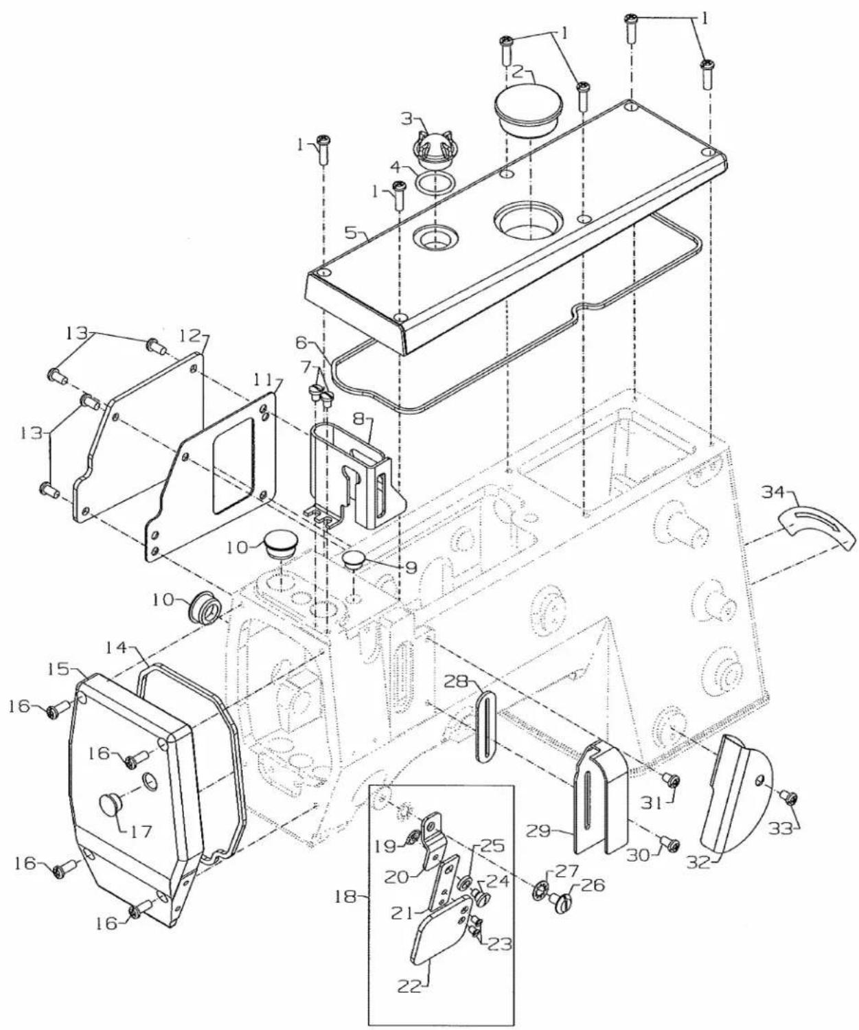 Union Special FS311S01 - PRESSER FOOT LIFT - 1