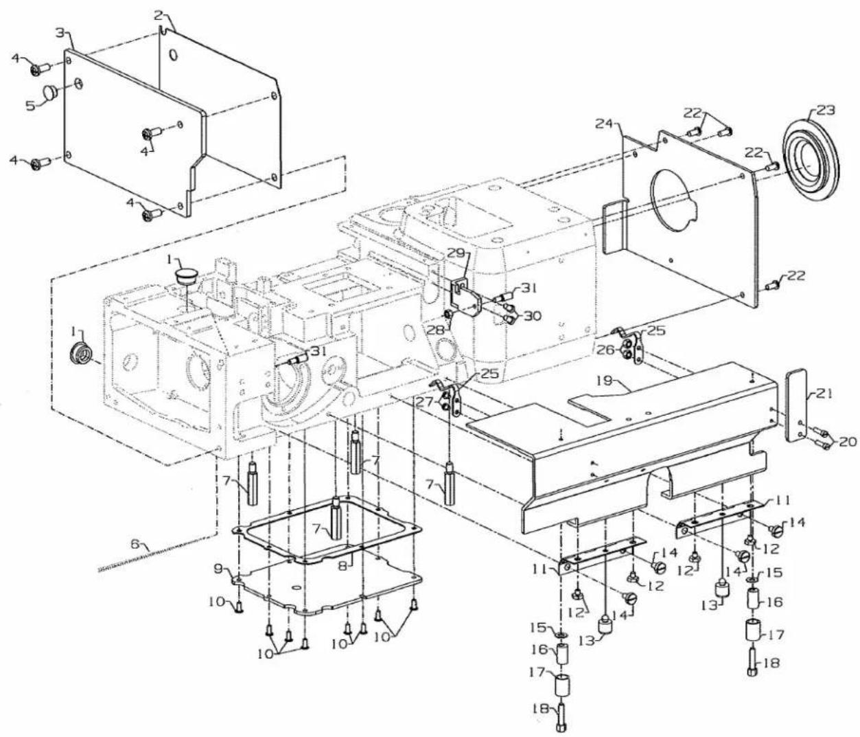 Union Special FS311S01 - COVERS, LOWER BED - 1