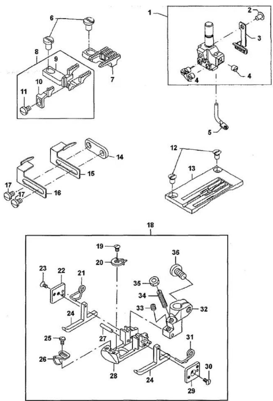 Union Special MFC7400-H21 - FOR K01, K02 - 1