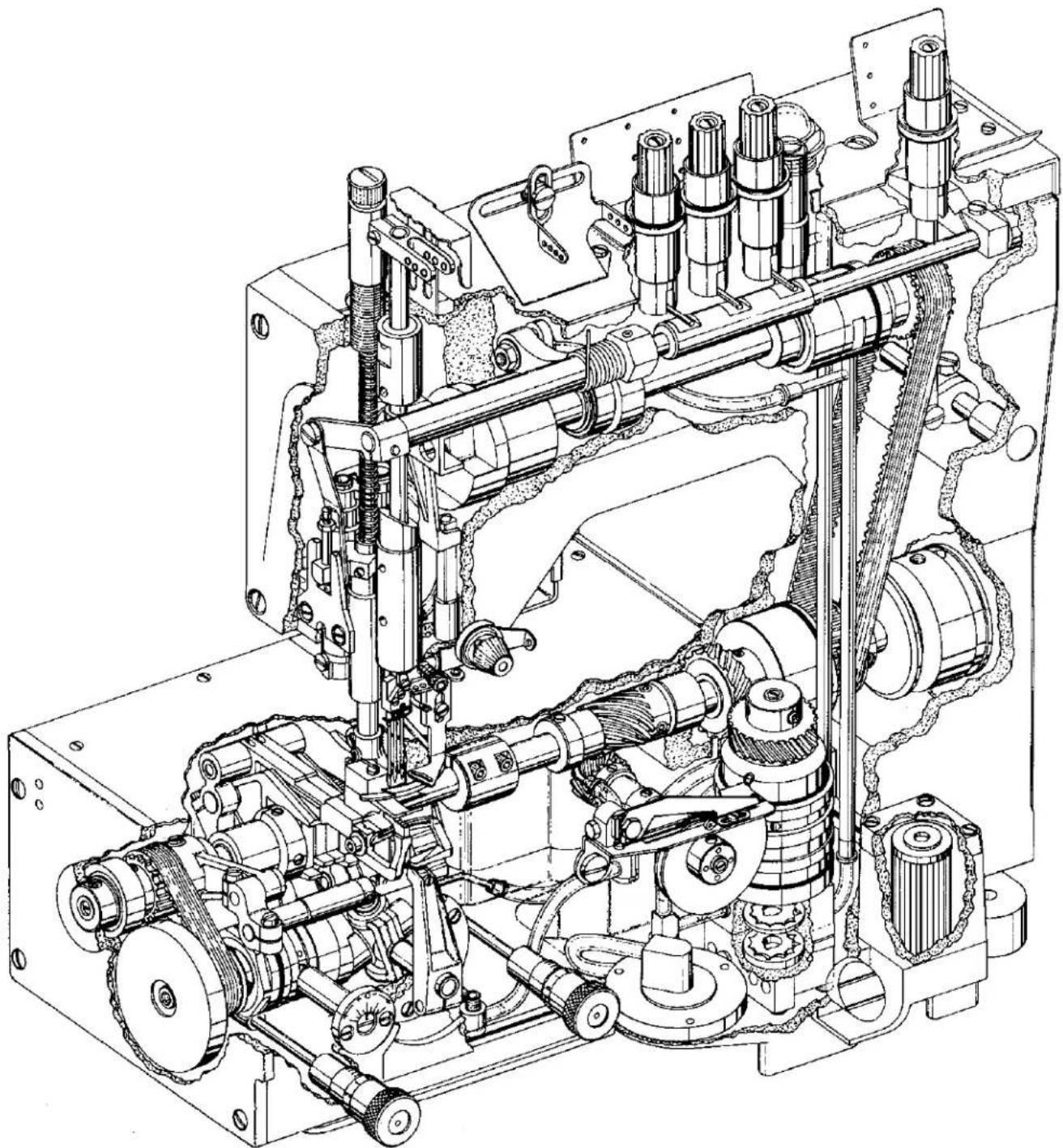 Union Special LF633K200MM - THREAD CONTROL (PRELIMINARY SETTINGS) - 2
