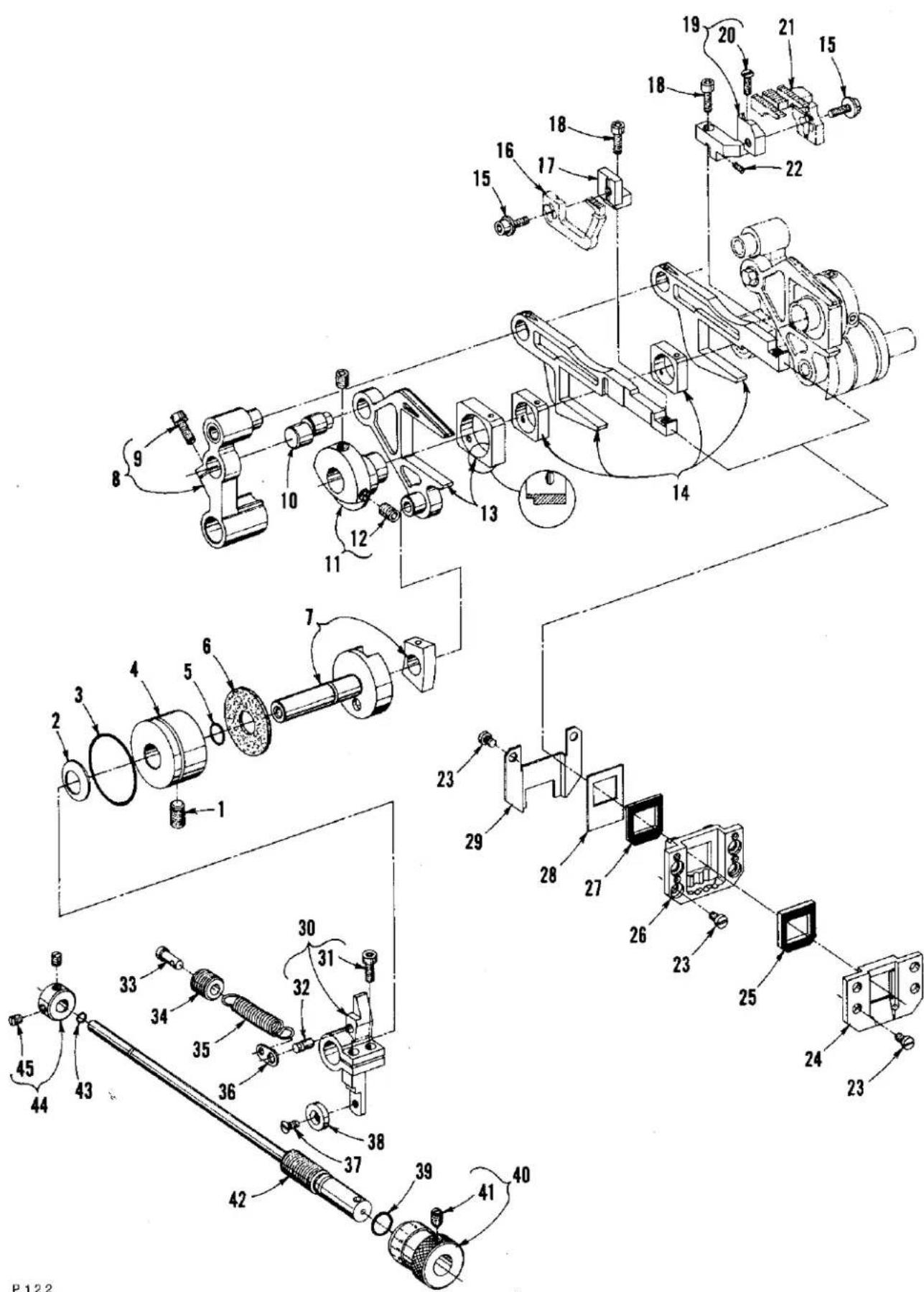 Union Special LF633K200MM - DESCRIPTION OF PARTS - 9