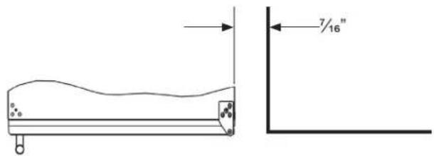 Marvel MOFZ224SS31A - Hinge-by-Wall Installation - 1