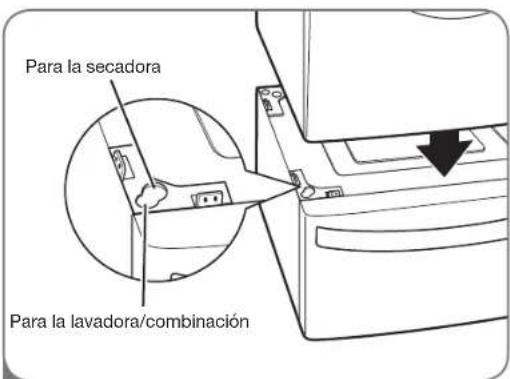 Para la secadora Para la lavadora/combinación