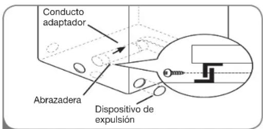 Conducto adaptador Abrazadera Dispositivo de expulsión