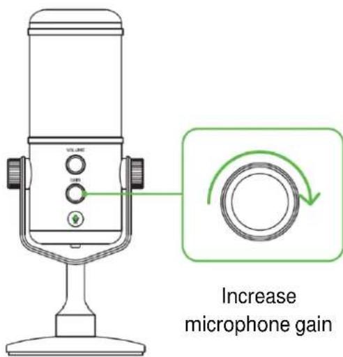VLA982 Increase microphone gain