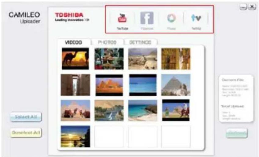 TOSHIBA Camileo X410 - NOTA - 1
