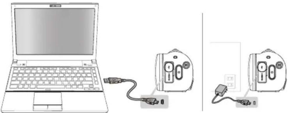 TOSHIBA Camileo X410 - Carga de la batería - 1