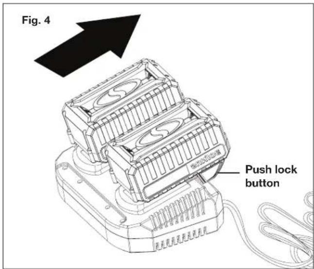 Sun Joe 24V-X2-21LM-RM - Charging the Batteries - 4