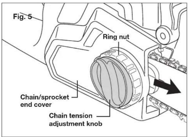 Sun Joe ION16CS-RM - Bar and Chain Mounting - 5