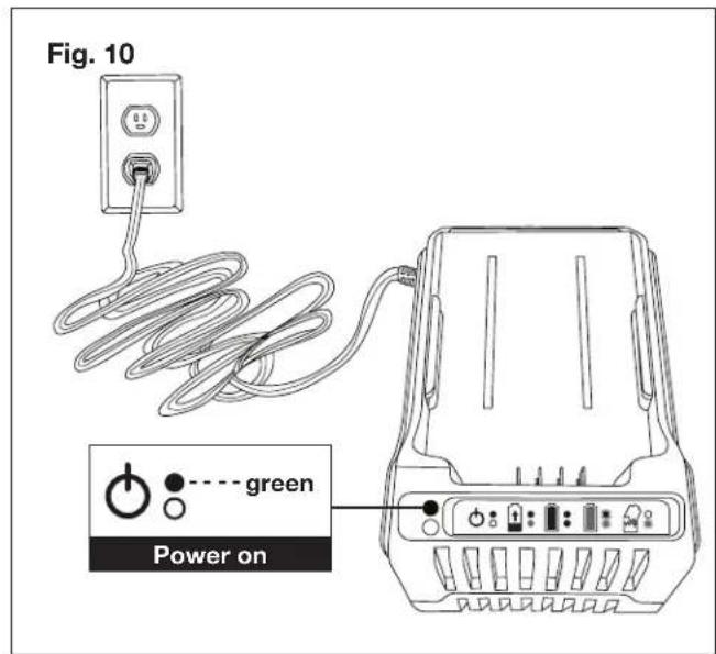 Sun Joe ION16CS-RM - Charging the Battery - 2