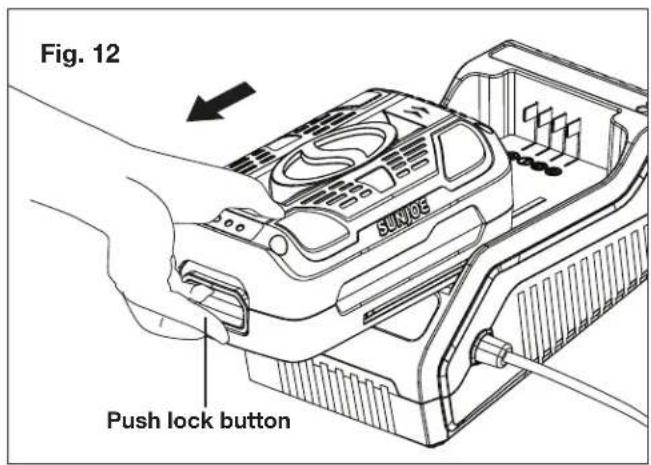 Sun Joe ION16CS-RM - Charging the Battery - 5