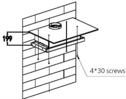 Caple TSCH601 - INSTALLATION TYPE THREE - Using the bracket - 3