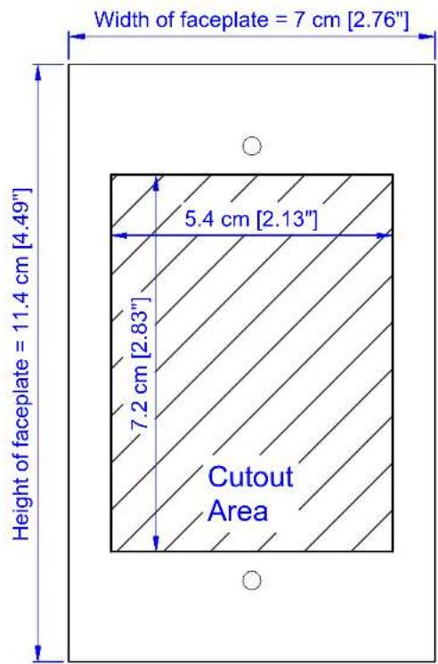 ATEN VE1901AEUT-AT-U - Panel Mount Cutout - 1