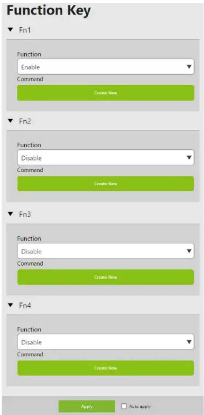 ATEN VP3520 - Function Key Settings - 1