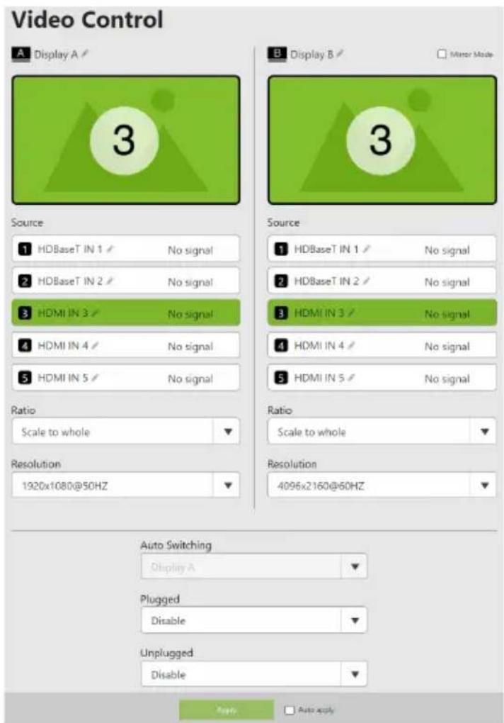 ATEN VP3520 - Video Control Settings - 1