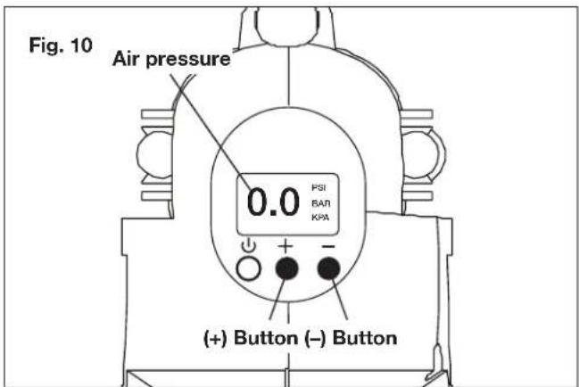 Sun Joe 24V-AJC-LTE-BLK-RM - To set pressure gauge for automatic shut off: - 1