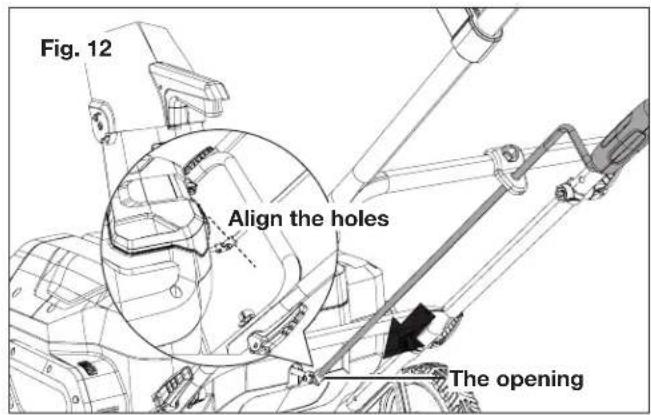 Snow Joe 24V-X2-20SB-CT-RM - Chute Crank Rod Assembly - 2