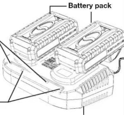 Snow Joe 24V-X2-SB18-CT-RM - Charging the Batteries - 14