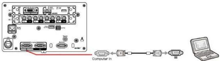 EPSON PRO-L12002QNL - ConnectingtoaComputerforVGAVideo - 1