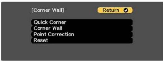 EPSON PRO-L12002QNL - CorrectingImageShapewithCornerWall - 2