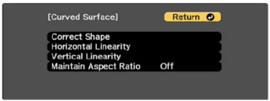 EPSON PRO-L12002QNL - CorrectingImageShapewithCurvedSurface - 5