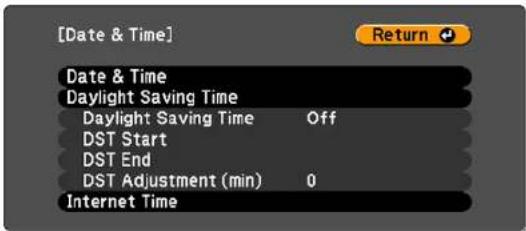 EPSON PRO-L12002QNL - SettingtheDateandTime - 1