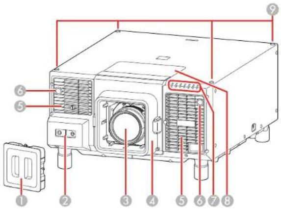 EPSON PRO-L12002QNL - ProjectorPartLocations - 1