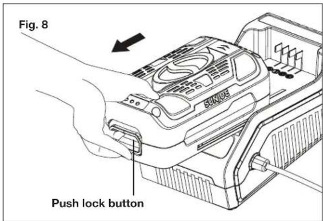 Sun Joe ION12TL-CT-RM - Charging the Battery - 5