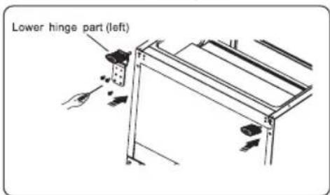 Fridgemaster MC55274DF/SA - Reversing the door - 9