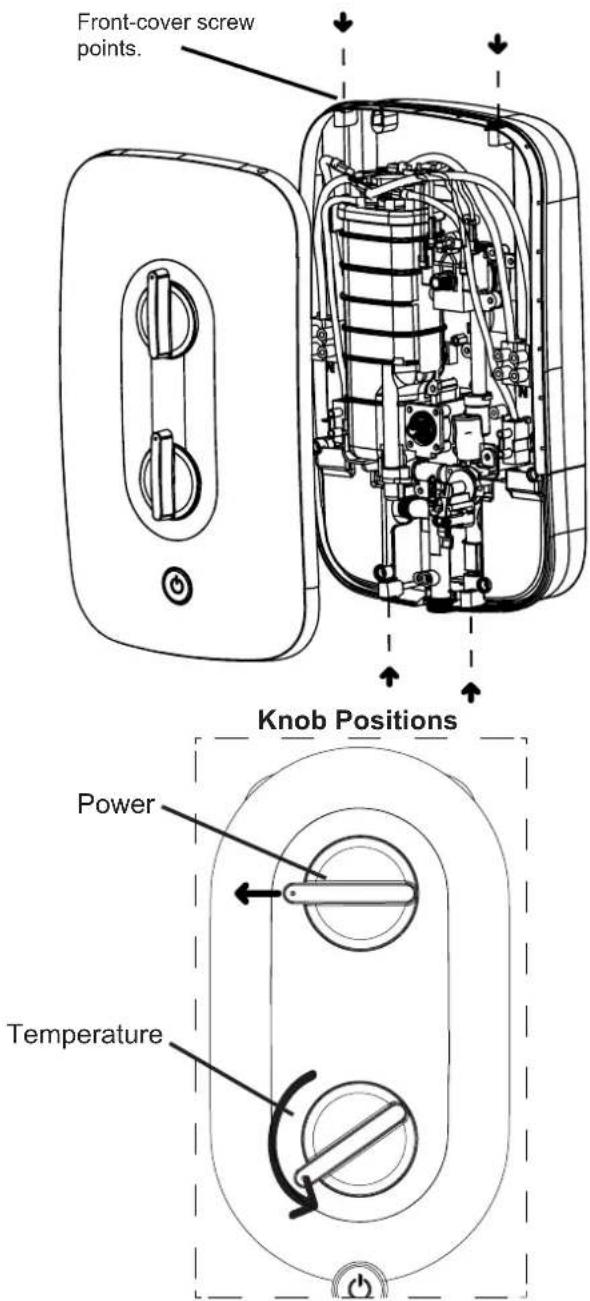 DIMPLEX DVES95 - Fitting the Front Cover - 1