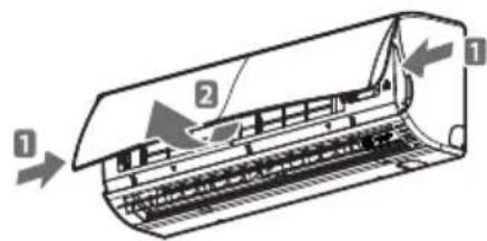 LG S24WUC - Operating the air conditioner without the remote control - 1